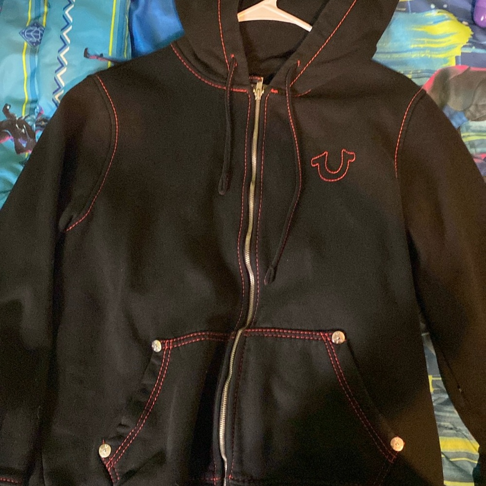 TRUE RELIGON HOODIE RED
